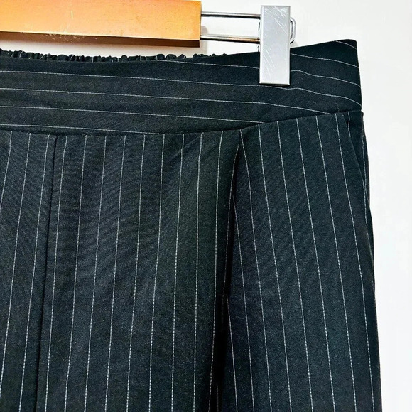 LUNA MOON Striped black pants with elastic waistband - Picture 7 of 9